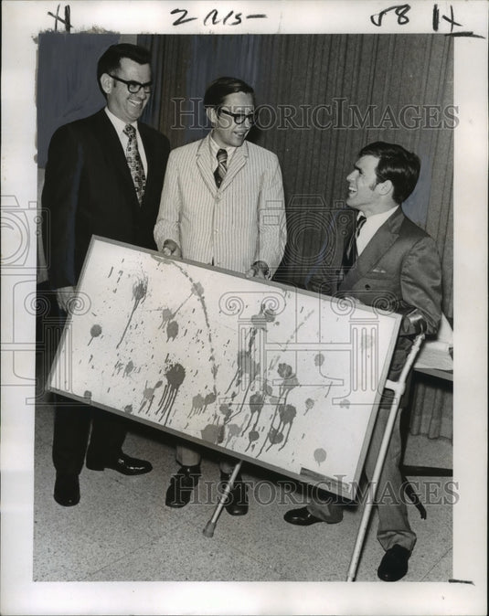 1971 Press Photo Event - Crippled Children's Hospital Cocktail Party Attendees- Historic Images