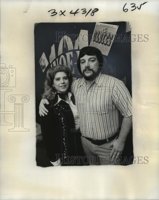 1976 Press Photo Cheri Vitrano and Russ Boney of "Having A Good Time"- Historic Images