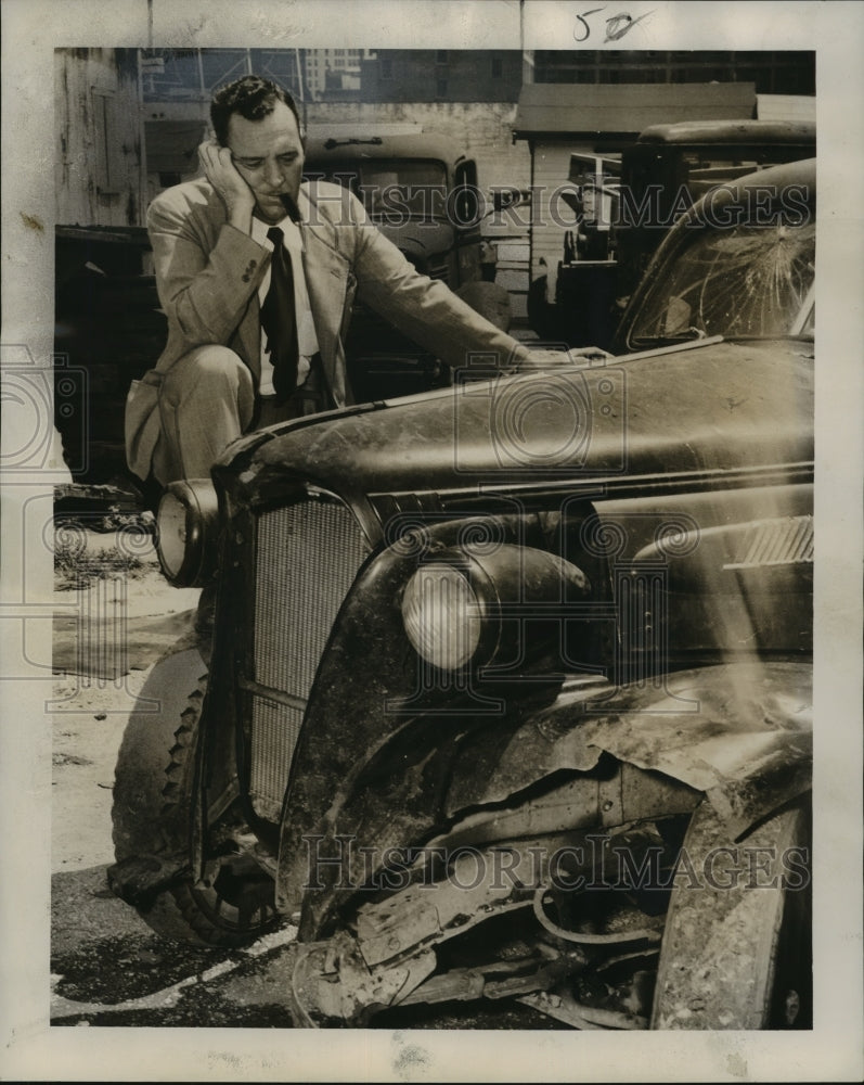 1948 Press Photo William Bridge a rangy, energetic looking man is Willin Willie