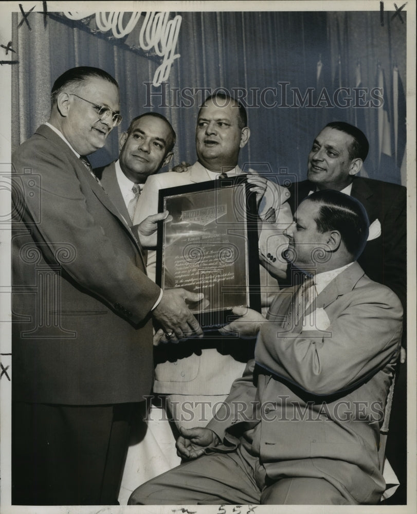 1954 Press Photo The 25th anniversary of the opening of Industrial Electric Inc.