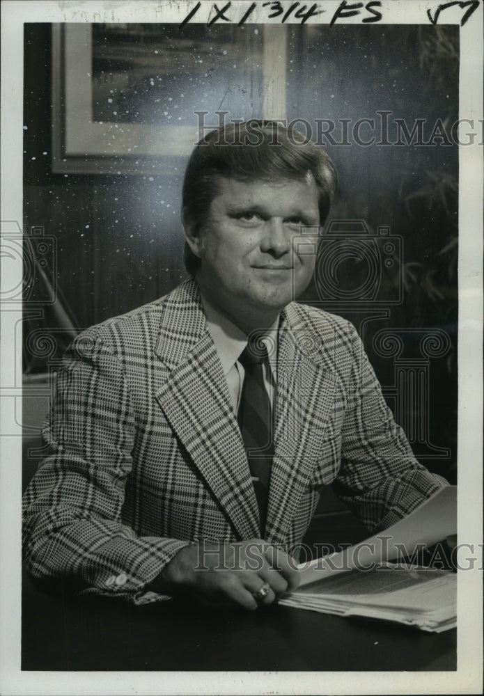 1976 Press Photo William Brent, Jr., Vice President of Sales, Diamondhead Corp.- Historic Images