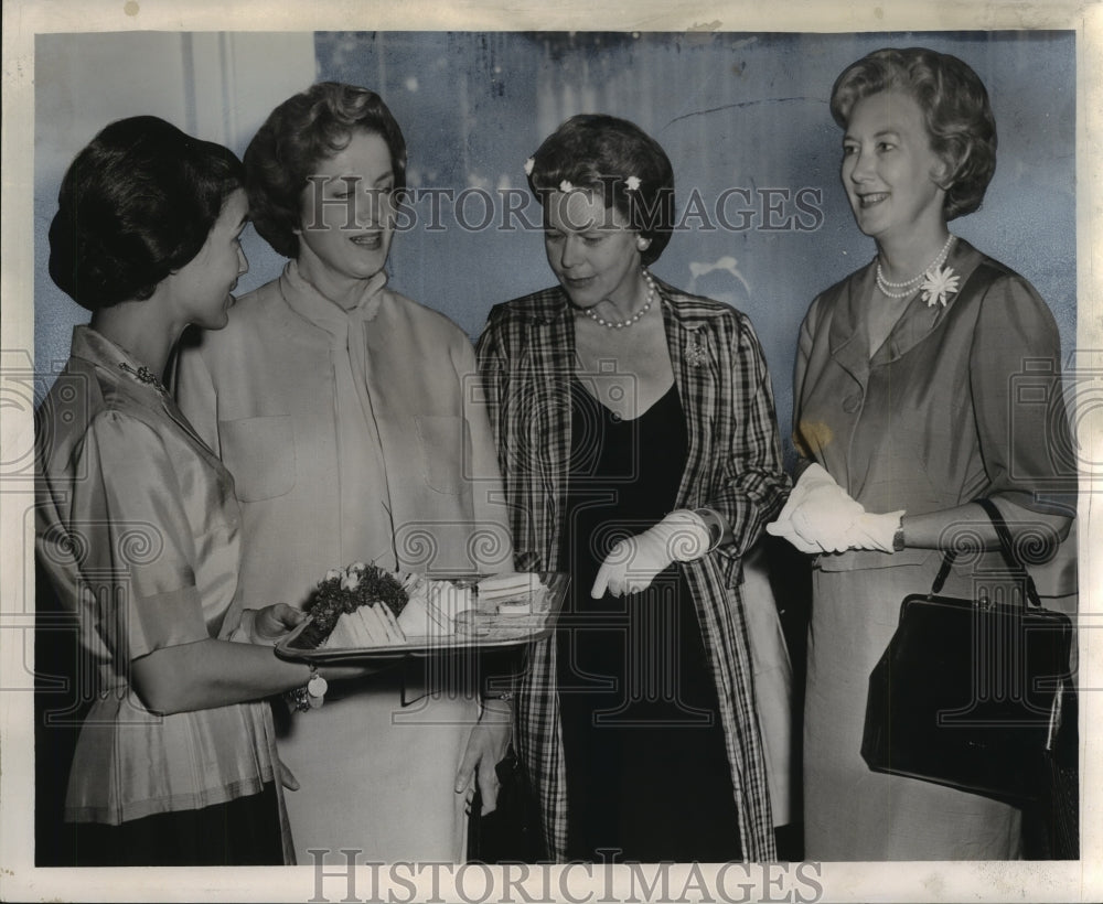 1962 Press Photo Junior League of New Orleans Annual Tea and Garden Party