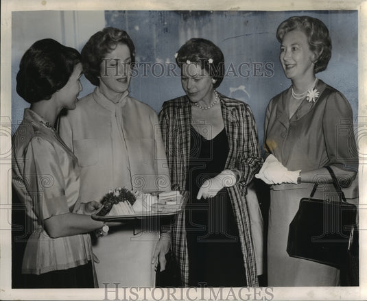 1962 Press Photo Junior League of New Orleans Annual Tea and Garden Party