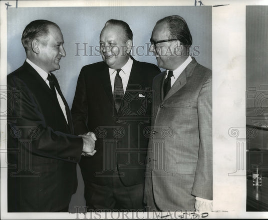 1969 Press Photo Officers of New Orleans Retailers' Credit Bureau, Incorporated