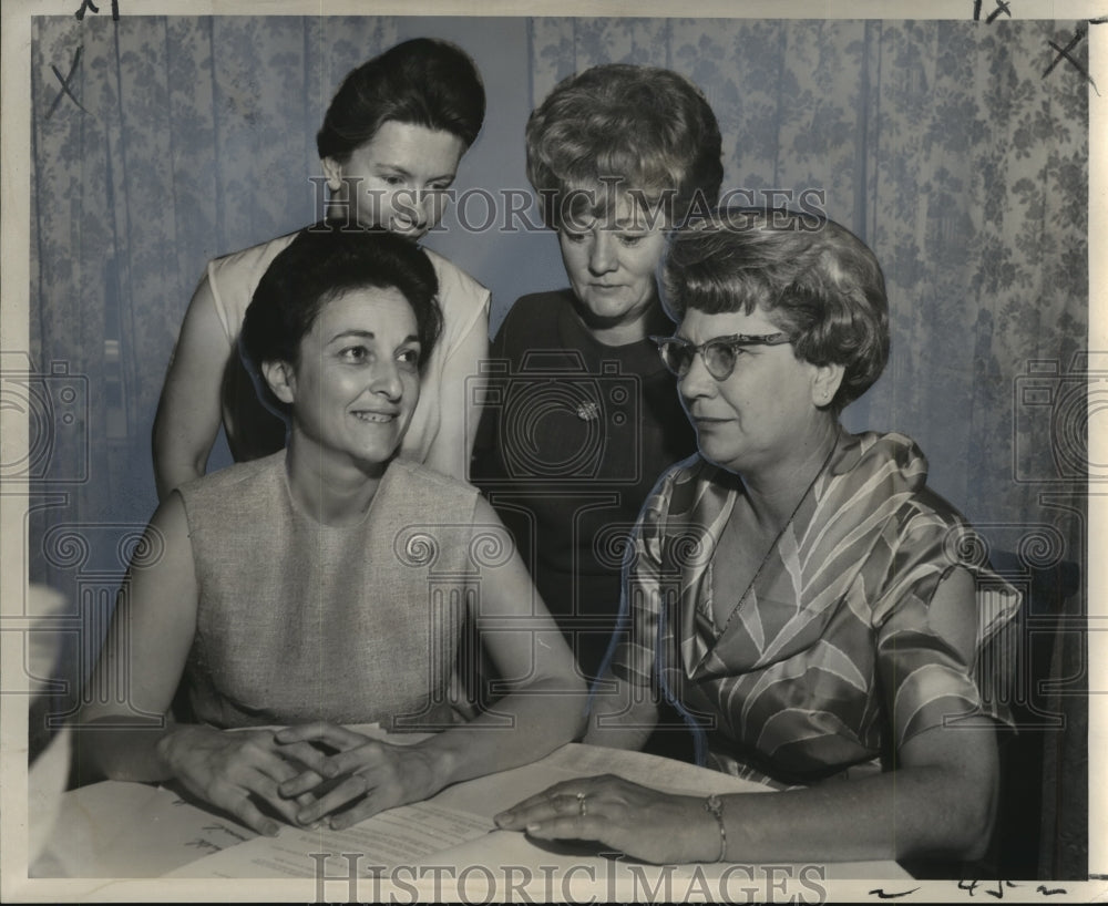 1967 Press Photo Women's Interfaith Council of Greater New Orleans officers