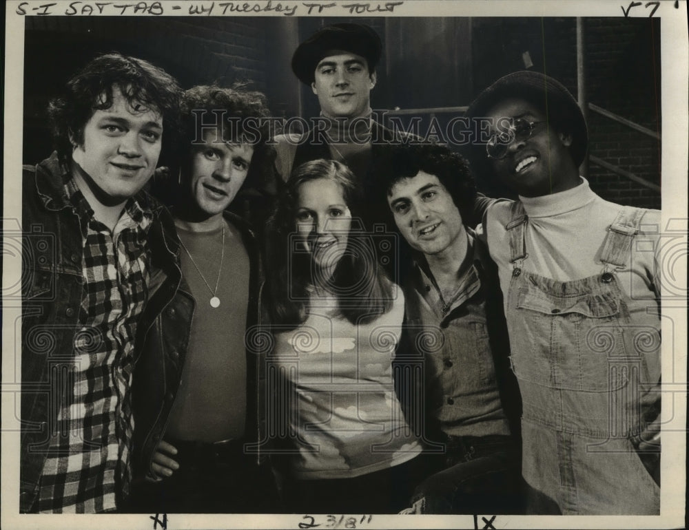 1977 Press Photo Cast in the television show Best Friends - noo02014