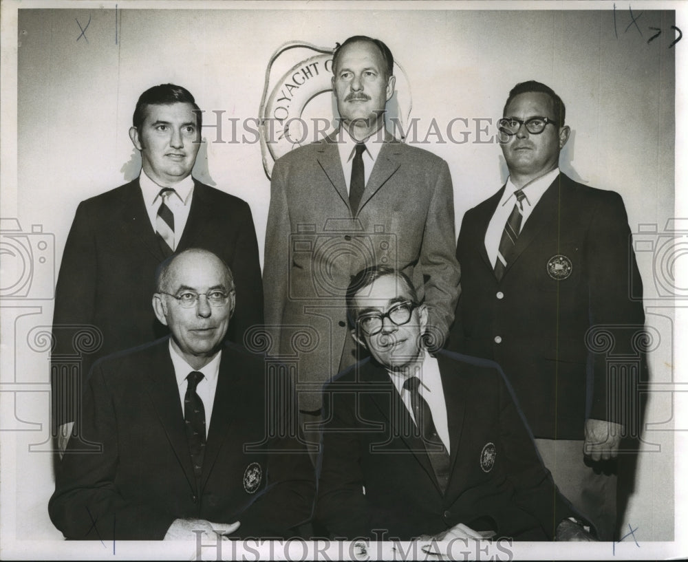 1970 Press Photo Officers of the New Orleans Yacht Club- Historic Images