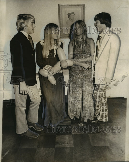 1972 Press Photo Dance in honor of Margaret LeCorgne at New Orleans Country Club- Historic Images