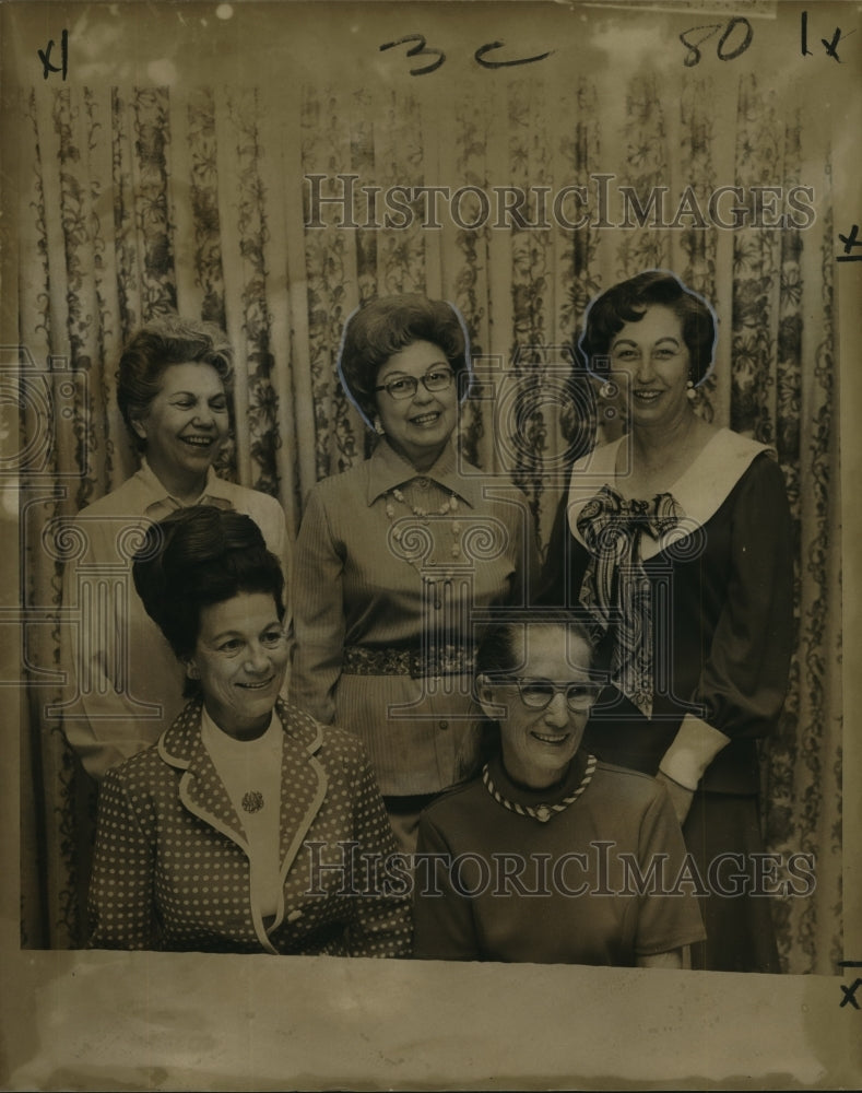 1972 Press Photo Officers of the Federated Council of New Orleans Garden Clubs- Historic Images