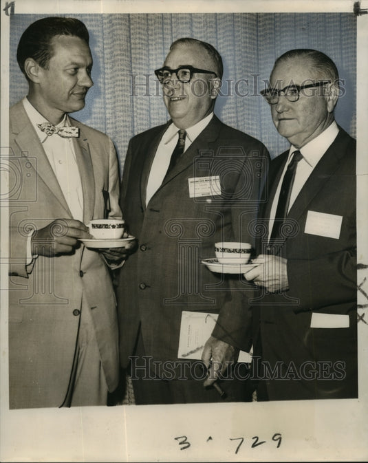 1961 Press Photo Doctors Frederick Zuspan, Cuthbert J. Brown & Ralph H. Riggs