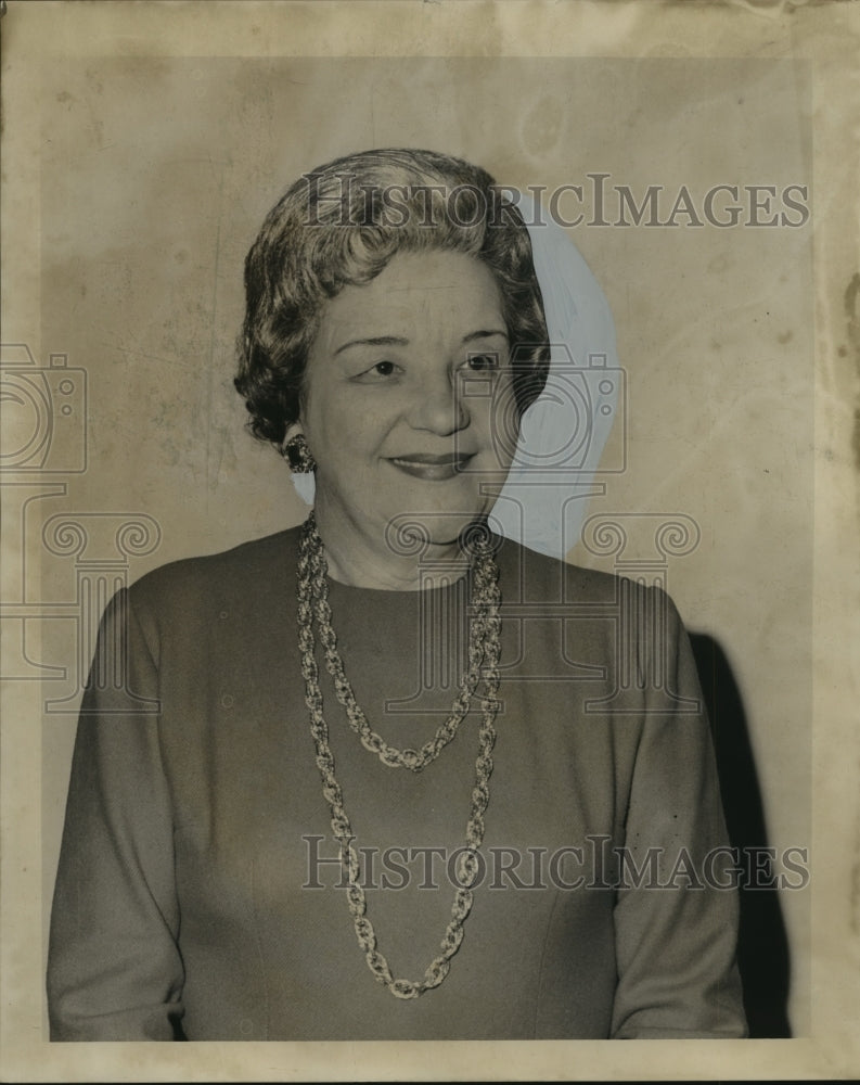 1965 Press Photo Mrs. George A. Broas, president Volunteers of America Auxiliary