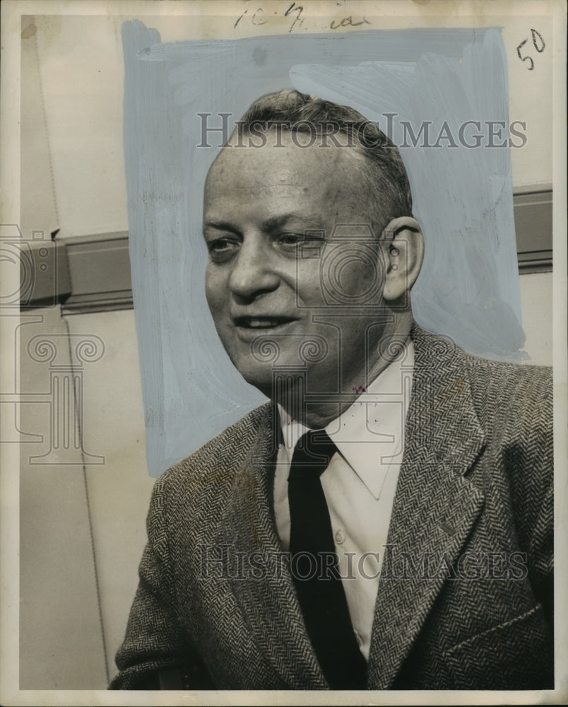 1954 Press Photo Admiral Arleigh A. Burke - noo02541