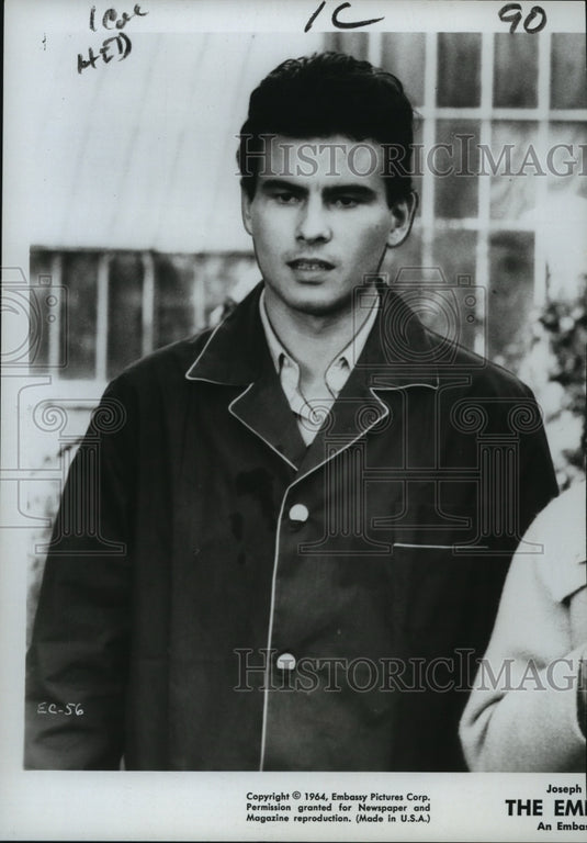 1964 Press Photo Horst Buchholz stars in The Empty Canvas at RKO Orpheum Theater