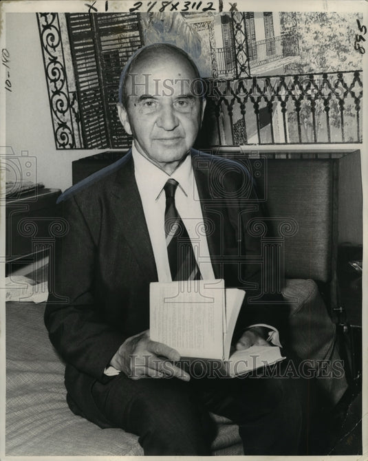 1974 Press Photo Ben Lucian Burman, author- Historic Images