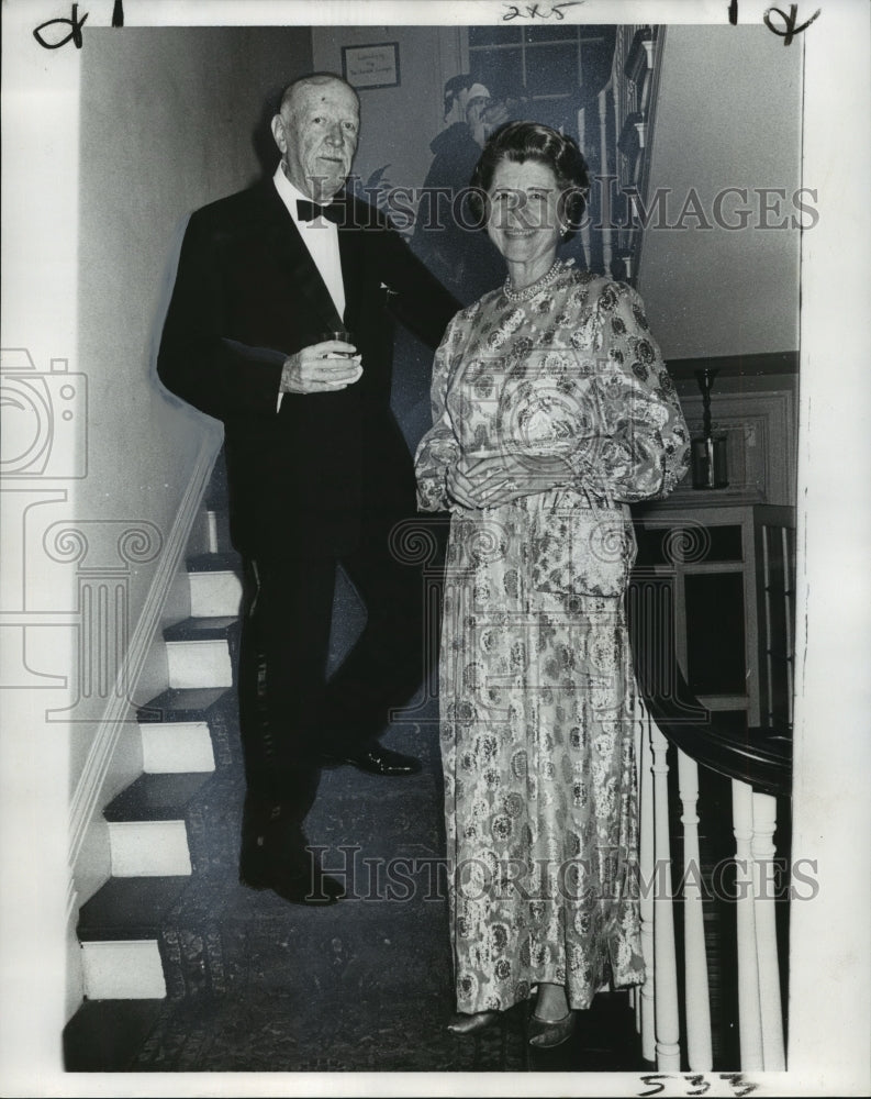 1975 Press Photo Mr. and Mrs. William P. Burke- Historic Images