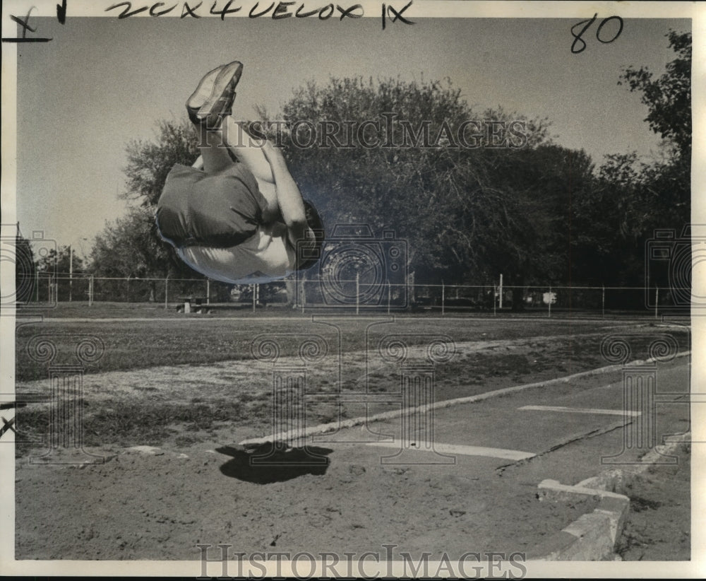 1975 Press Photo Sprinting - Steve Brown- Historic Images