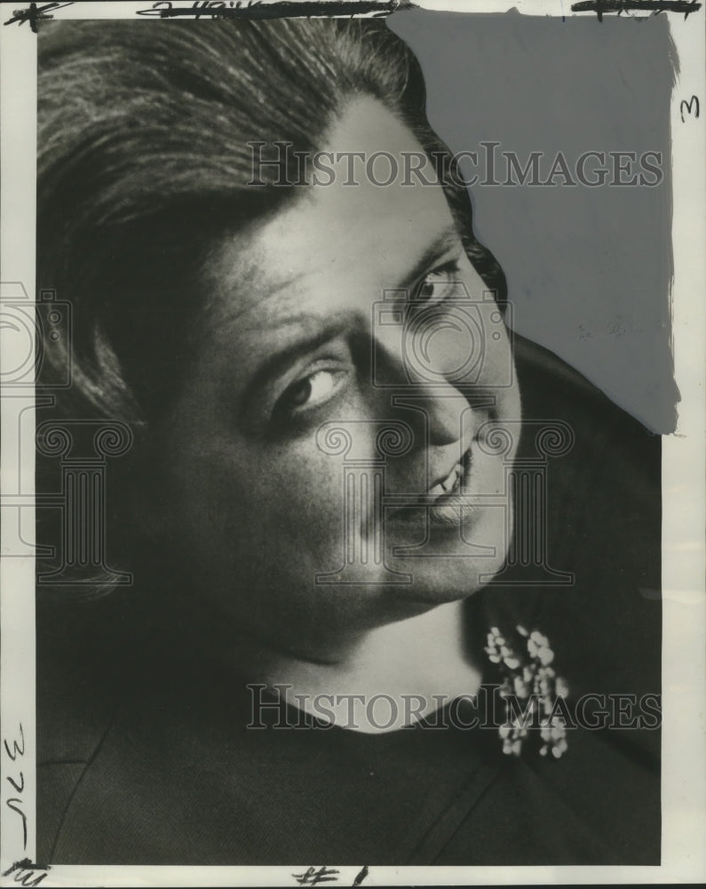 1975 Press Photo Sarah Caldwell, newsmaking director of the Opera Company- Historic Images