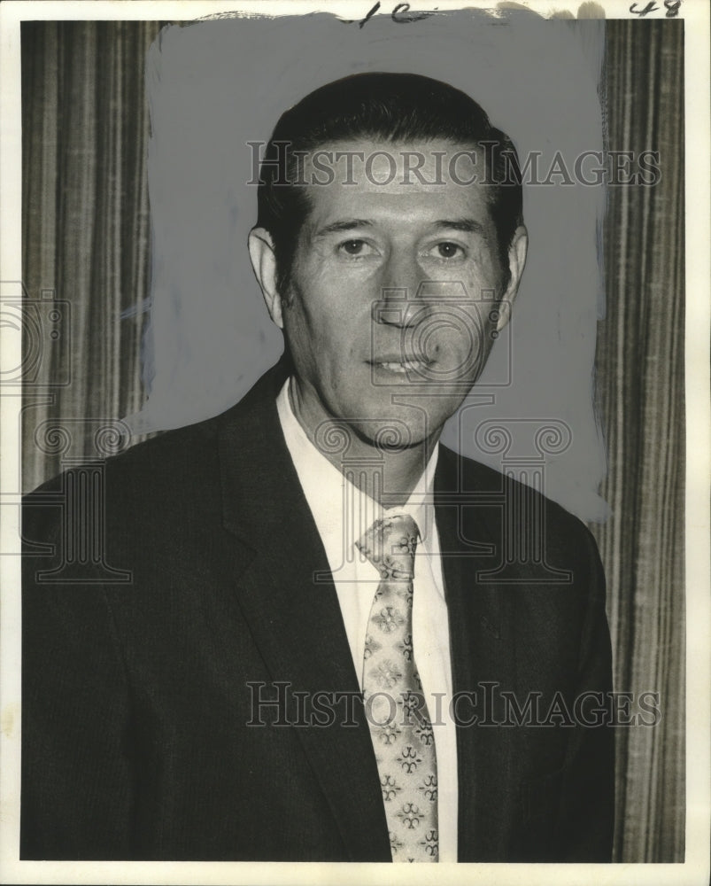 1973 Press Photo Jack Calhoun, senior surveyor, American Bureau of Shipping- Historic Images