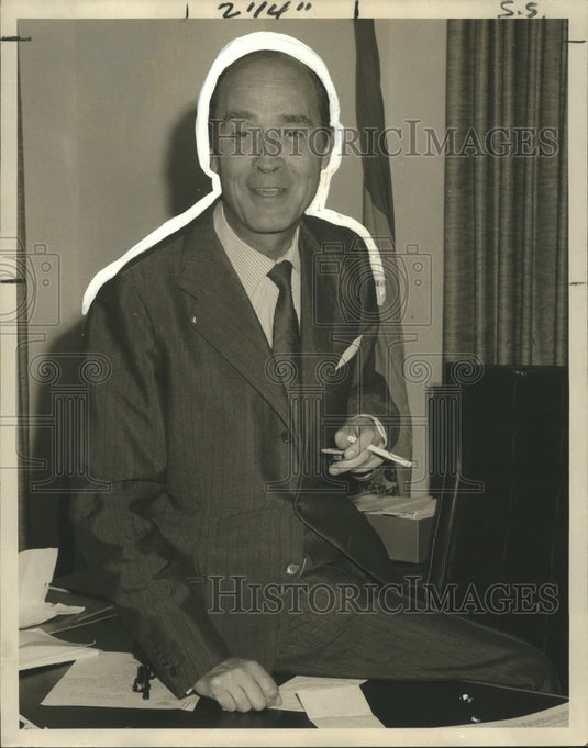 1971 Press Photo Juan Cabrero, Consul General of Spain- Historic Images