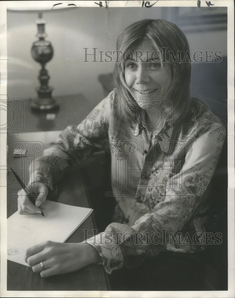 1971 Press Photo Australian Singer Lana Cantrell in Neww Orleans- Historic Images