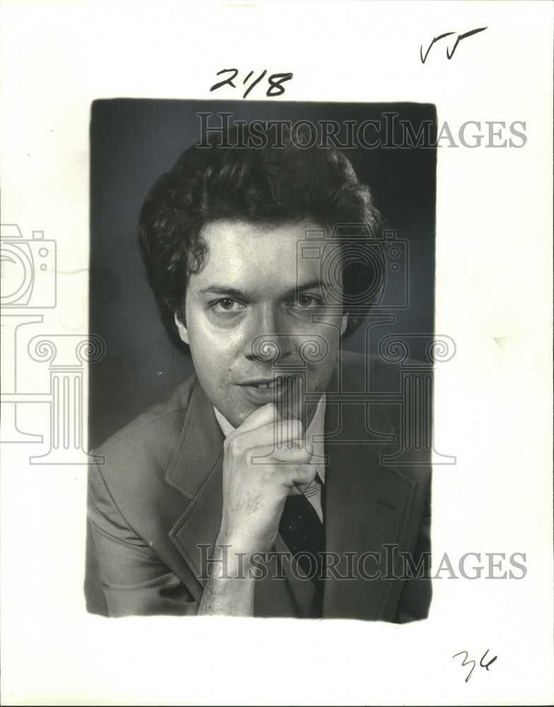 1978 Press Photo John Burke, assistant Sunday editor- Historic Images