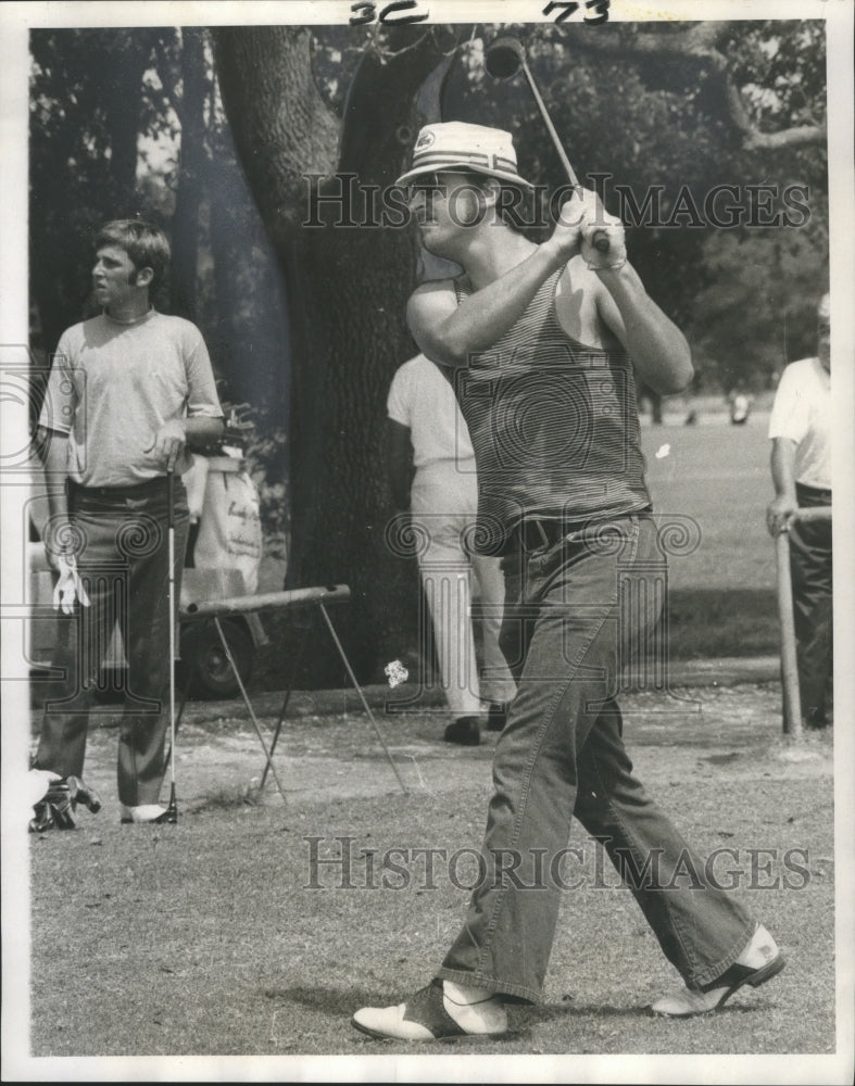 1970 Press Photo Al Ajubita, Second Round Leader in NOGA Men&#39;s City Golf Game- Historic Images