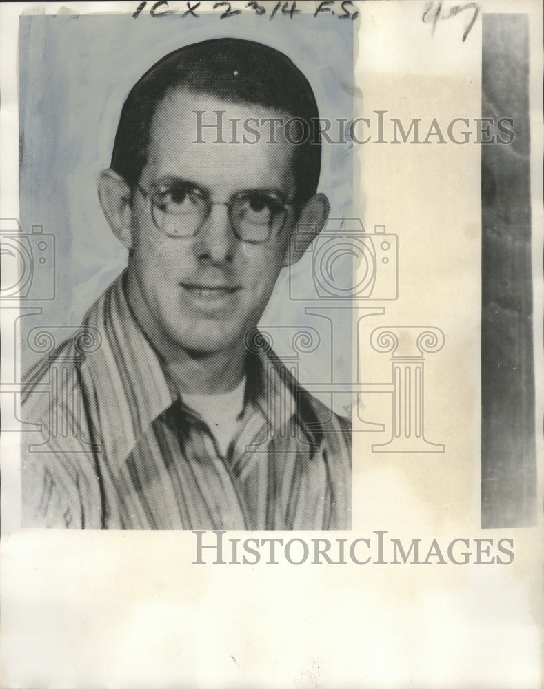 1974 Press Photo Paul D. Cadwell LSUNO College of Business Administration Senior- Historic Images