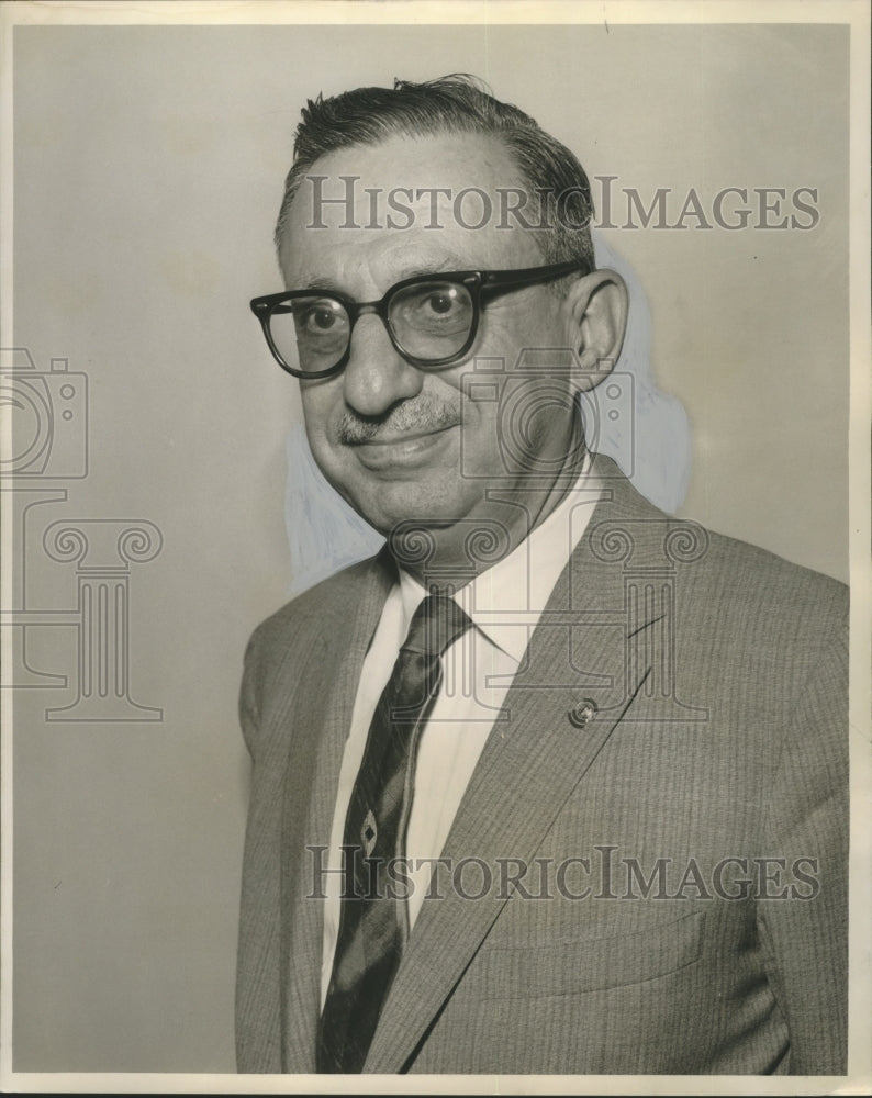 1960 Press Photo Moses E. Brenner, a  governor of Toastmasters International - Historic Images