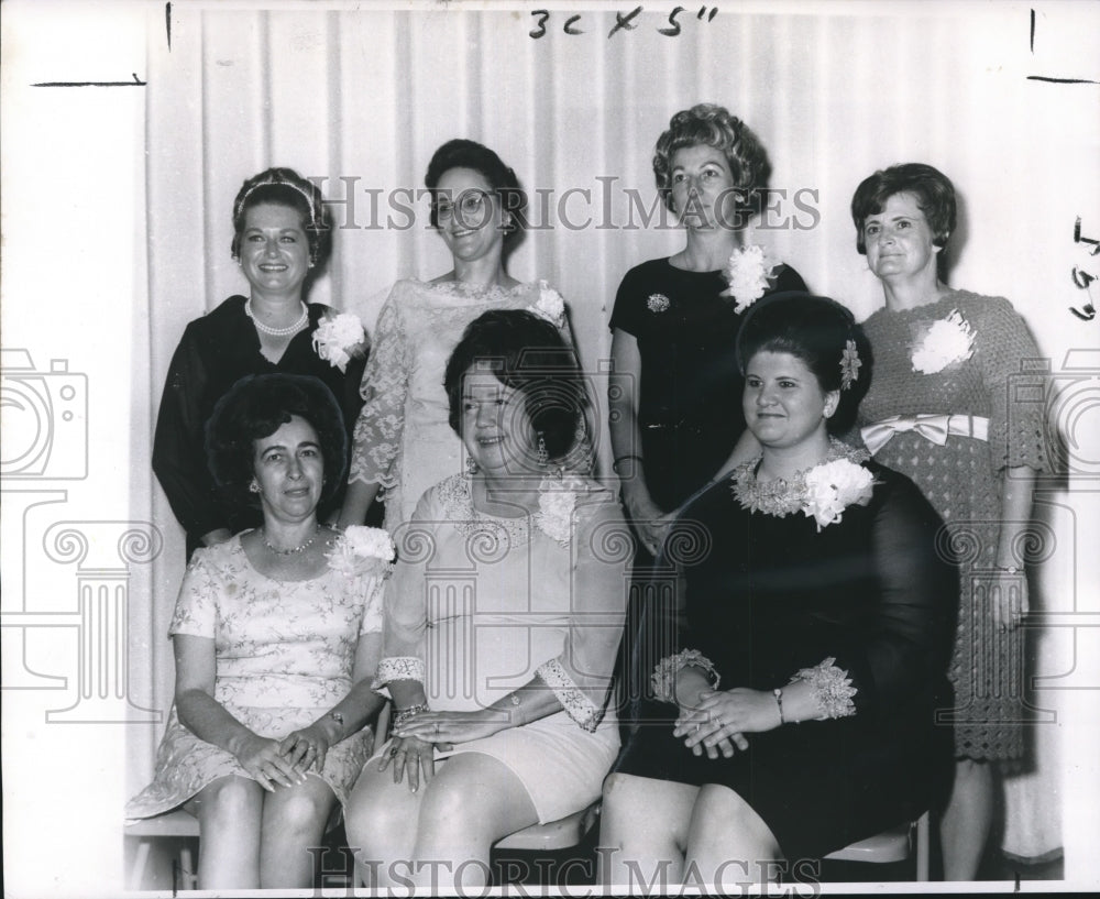 1970 Press Photo Officers of the Ladies Auxiliary to the Algiers Lions Club- Historic Images