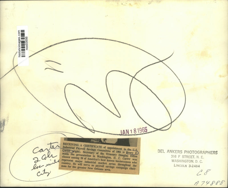 Load image into Gallery viewer, 1965 Press Photo United States Industrial payroll Savings Committee for 1965
