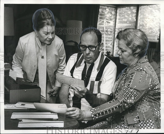 1975 Press Photo Stroke Victim William Berbuesse Helped with Speech, New Orleans