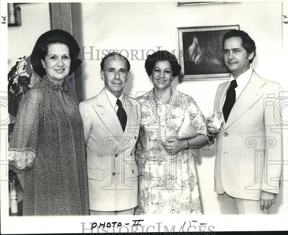 1978 Press Photo Attendees of National Day of Spain at New Orleans Event- Historic Images