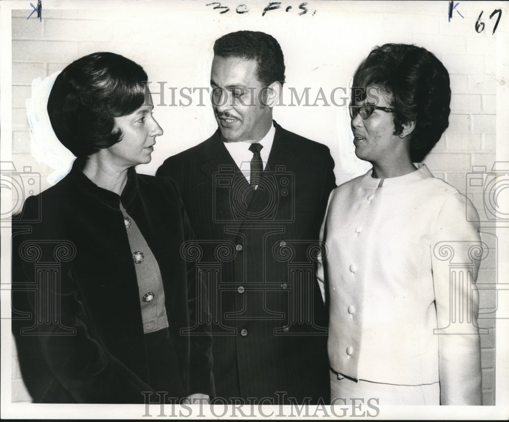 1970 Press Photo Sidney H. Cates III, Mrs. Herbert Van Horn Junior and Other- Historic Images