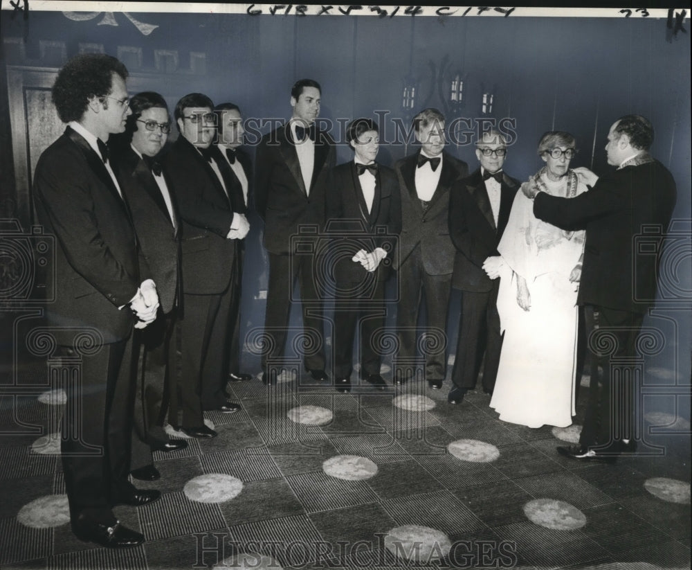 1976 Press Photo Members of a New Orleans chapter of an international society- Historic Images