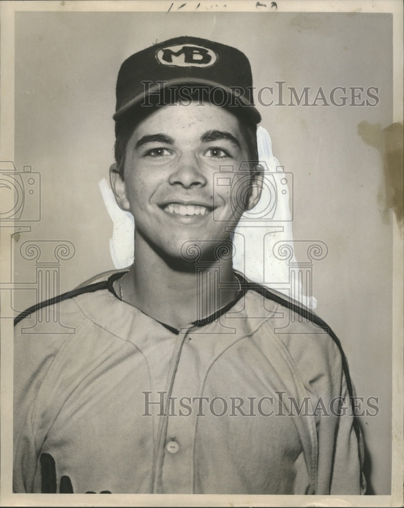 1964 Press Photo Baseball player, Jerry Brechbel - noo04211- Historic Images