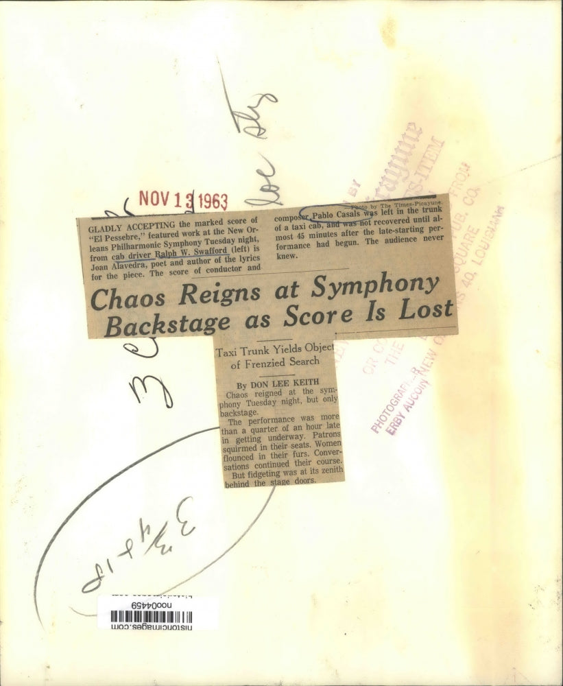 1963 Press Photo Cab Driver Ralph W. Swafford and Joan Alaveedra, Poet, Author