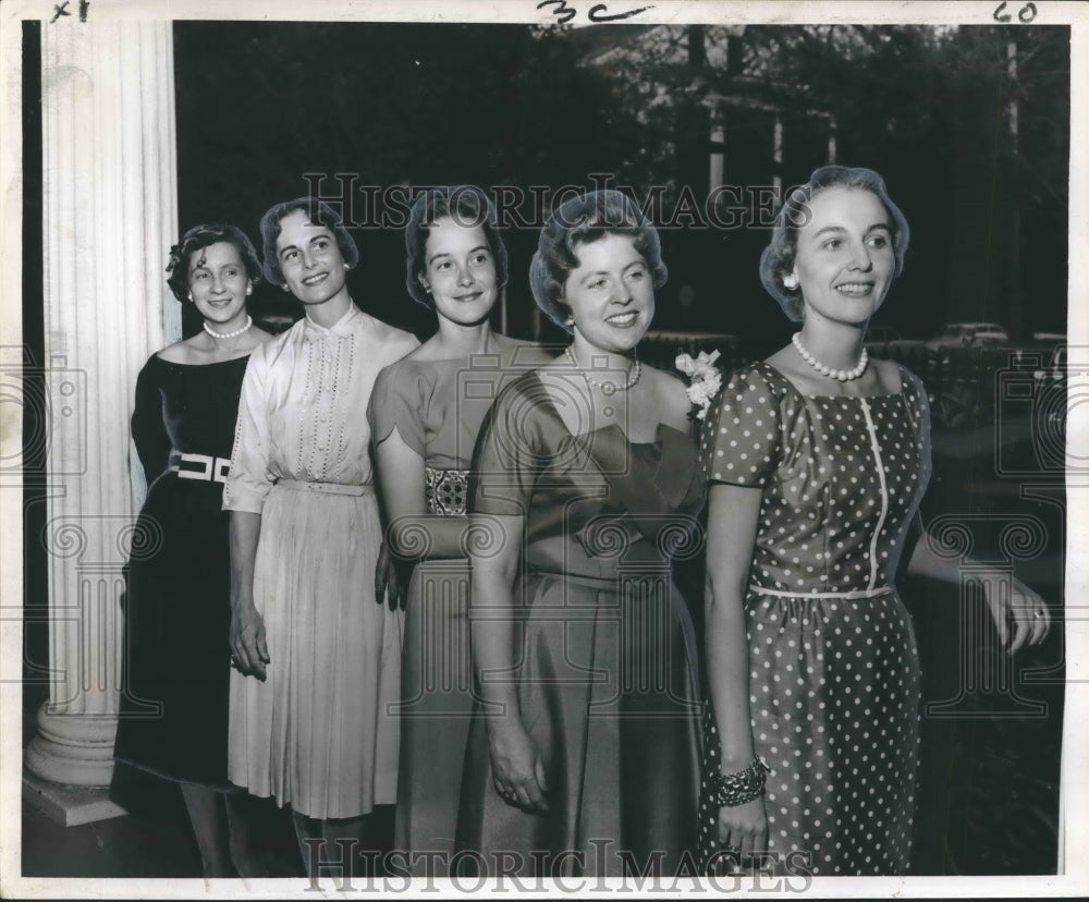 1960 Press Photo Officers of the Junior League of New Orleans - noo04629