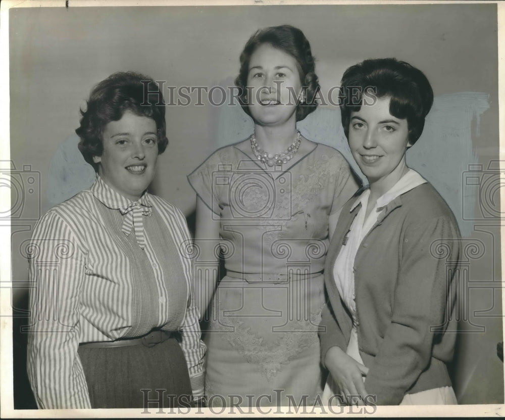 1963 Press Photo New Orleans Alumnae Chapter of Alpha Xi Delta new officers