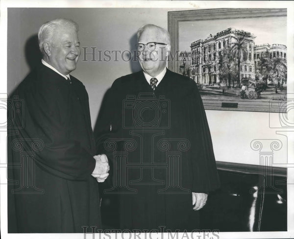 1972 Press Photo Judge Regan and Judge Chasez, Court of Appeals ...