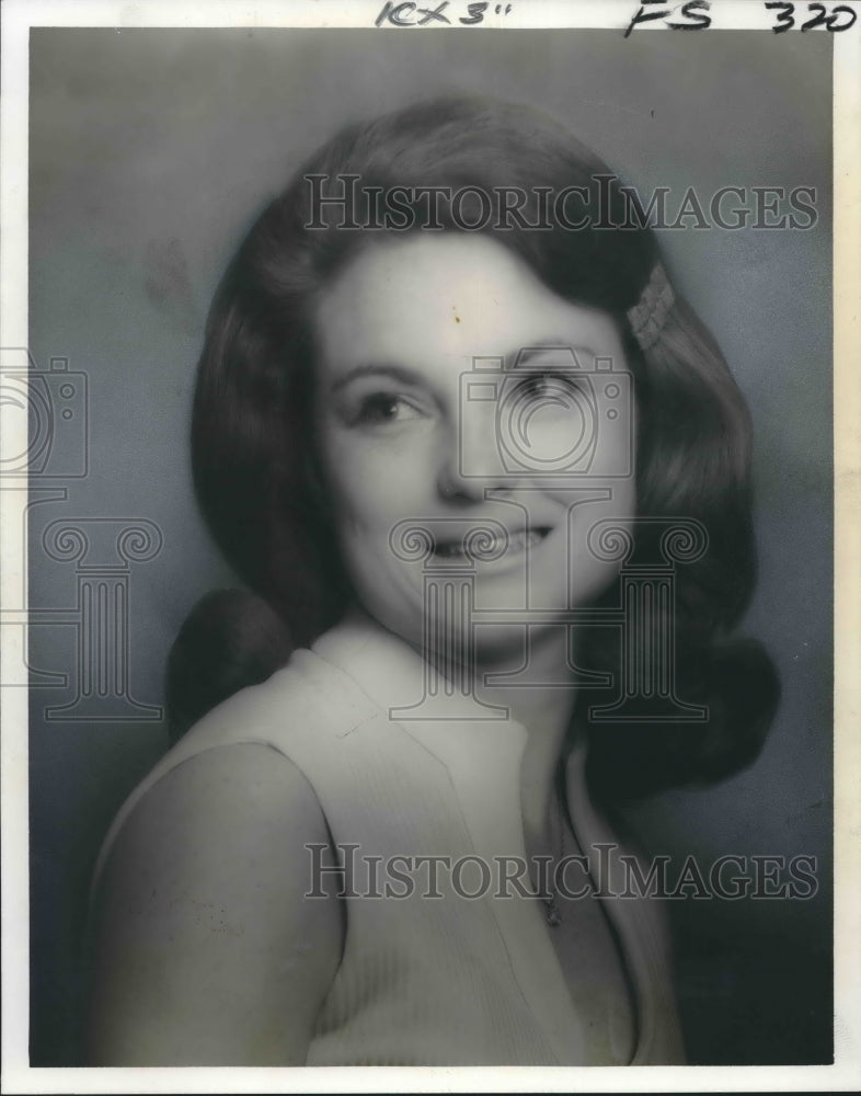 1974 Press Photo Judy Brunner, Queen of Krewe Atlas- Historic Images