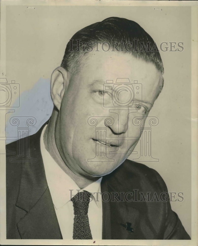 1960 Press Photo Patrick W. Burke Senior, Candidate for School Board, Jefferson