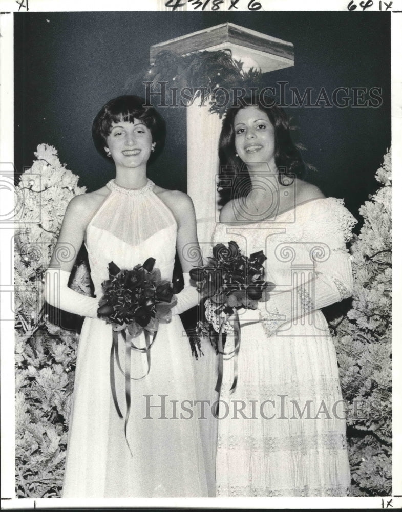 1978 Press Photo Miss Charlene Mary Ciaccio and Miss Shelly Maria Ferro