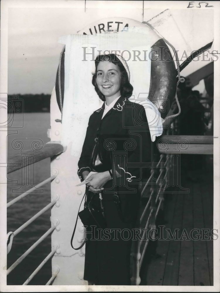 1956 Press Photo New Orleans Society-Miss Mary Michel Clifford - noo05642