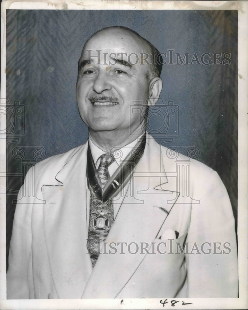 1958 Press Photo Tulane University Professor Dr. Joseph Cohen - noo05672