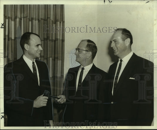 1965 Press Photo St. Bernard Parish General Hospital Medical Staff officers