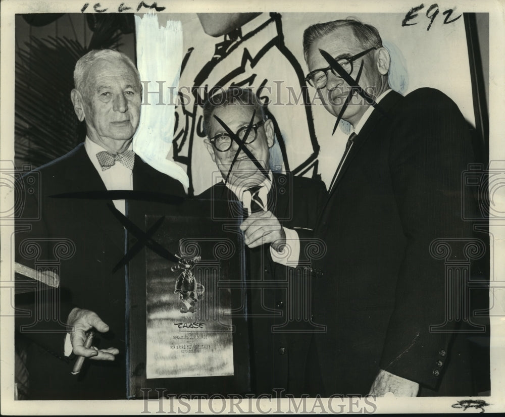 1962 Press Photo States-Item cartoonist John Chase &amp; other delegates at banquet