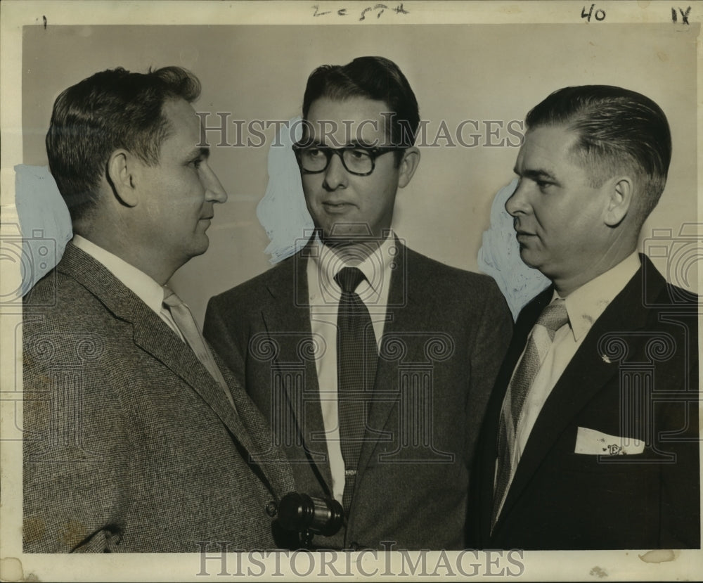 1955 Press Photo Harold Clark, New Orleans Mutual Insurance Agents President