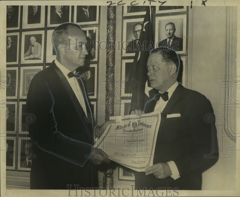 Load image into Gallery viewer, 1966 Press Photo Captain J.W. Clark, President of Delta Steamship Lines
