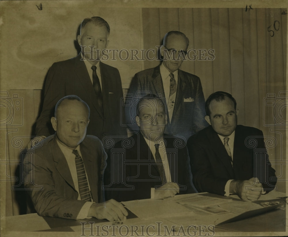 1957 Press Photo Jack P.F. Gremillion and fellow attorney generals at a meeting- Historic Images