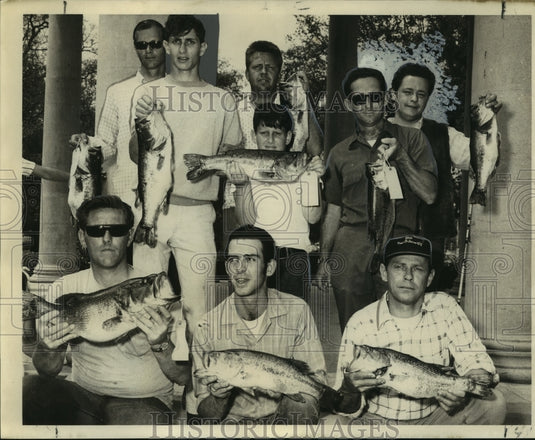 1970 Press Photo Winners in the 25th annual Big Bass Fishing Rodeo at City Park